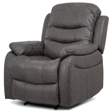 Zobrazit detail zboží: Polohovací křeslo, šedá, látka vintage, TV-4086 GREY (Křesla s manuálním polohováním)