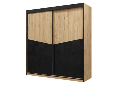 Zobrazit detail zboží: Skříň Asim R1 dub/černá (Asim)