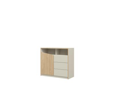 Zobrazit detail zboží: Komoda Asim R4 dub/šedobéžová (Asim)