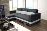 Zobrazit detail zboží: Sedací souprava Rimini L šedá (levé)