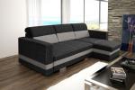 Zobrazit detail zboží: Sedací souprava Rimini P černá/šedá (pravé)