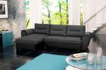 Zobrazit detail zboží: Sedací souprava Tommy L černá (levé)