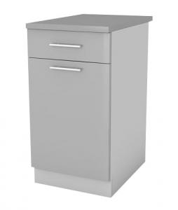 Zobrazit detail zboží: Kuchyňská skříňka Femme D40 1D1SZ šedý lesk (vrchní skříňky)