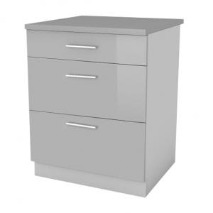 Zobrazit detail zboží: Kuchyňská skříňka Femme SZ60 3SZ šedý lesk (spodní skříňky)