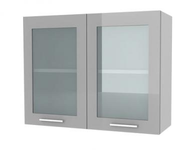 Zobrazit detail zboží: Kuchyňská skříňka Femme G60 2W šedý lesk (vrchní skříňky)