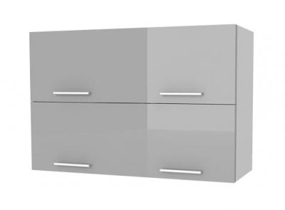Zobrazit detail zboží: Kuchyňská skříňka Femme KL80 2D šedý lesk (vrchní skříňky)
