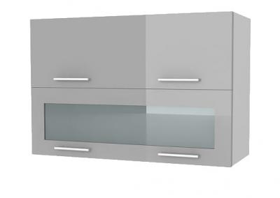 Zobrazit detail zboží: Kuchyňská skříňka Femme KL80 1D1W šedý lesk (vrchní skříňky)