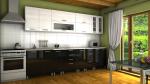 Zobrazit detail zboží: Kuchyňská linka Granada MDR 300 bílý/černý lesk (Granada)