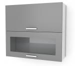 Zobrazit detail zboží: Kuchyňská skříňka Natanya KL601D1W bílý lesk (vrchní)