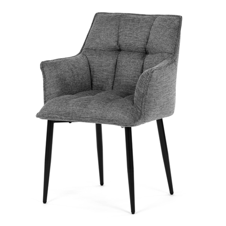Zobrazit detail zboží: Jídelní židle, šedá, látka, DCH-J2139 GREY2 (Jídelní židle čalouněné)