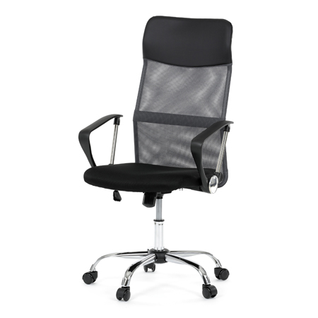 Zobrazit detail zboží: Kancelářská židle, houpací mechanismus, šedá síťovina, KA-E305 GREY (Síťované kancelářské židle)