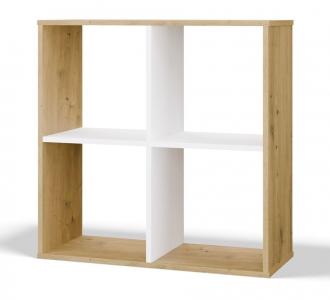 Zobrazit detail zboží: Regál Manja 2x2 dub artisan/bílá ()