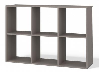 Zobrazit detail zboží: Regál Manja 2x3 šedá jíl ()