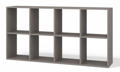 Zobrazit detail zboží: Regál Manja 2x4 šedá jíl ()