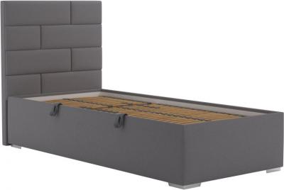 Zobrazit detail zboží: Postel Toriana 90x200 tmavě šedá (90)