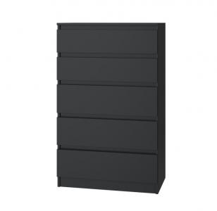 Zobrazit detail zboží: Komoda Malvína M5 černá ()