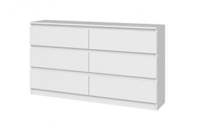 Zobrazit detail zboží: Komoda Malvína M6 140 bílá ()