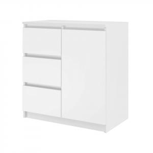 Zobrazit detail zboží: Komoda Malvína 1D3S bílá ()