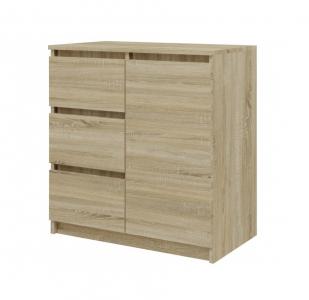 Zobrazit detail zboží: Komoda Malvína 1D3S dub sonoma ()