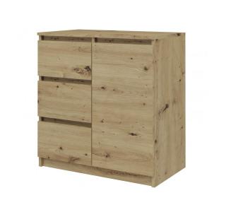 Zobrazit detail zboží: Komoda Malvína 1D3S dub artisan ()