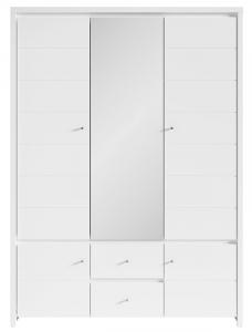 Zobrazit detail zboží: Skříň Kristal bílá/bílý lesk (3D)