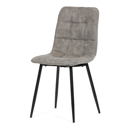 Zobrazit detail zboží: Jídelní židle, šedá, látka vintage, CT-281 GREY3 (Jídelní židle čalouněné)