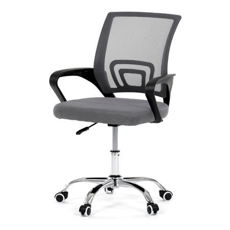 Zobrazit detail zboží: Dětská židle, výškově nastavitelná, šedá síťovina, KA-L103 GREY (Dětská židle)