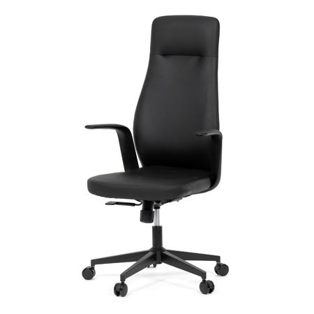 Zobrazit detail zboží: Kancelářské křeslo, synchronní mechanismus, černá ekokůže, KA-T8325 BK ()