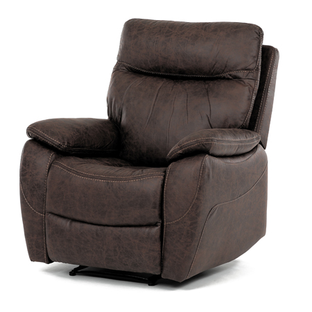 Zobrazit detail zboží: Polohovací křeslo, hnědá, látka vintage, TV-4092 BR3 (Křesla s manuálním polohováním)
