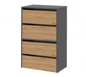 Zobrazit detail zboží: Botník Modis X2 antracit/dub artisan (botníky)
