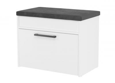 Zobrazit detail zboží: Botník se sedákem Pargas MINI bílá (botníky)