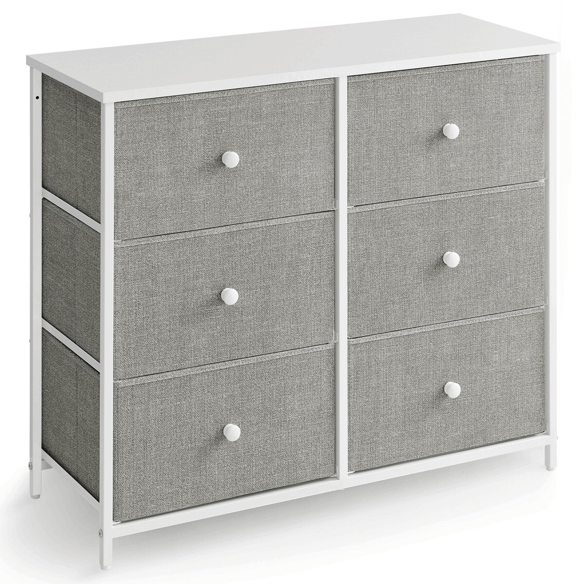 Zobrazit detail zboží: Komoda 80x30x71cm, kov, šedá, AUK-E1032 GREY ()