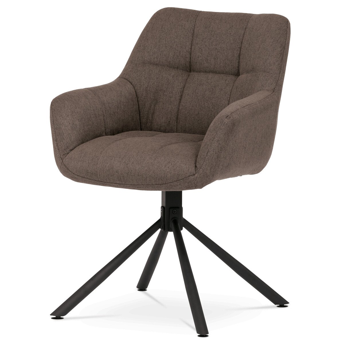 Zobrazit detail zboží: Jídelní židle otočná 180°, hnědá HC-532 BR2 (Jídelní židle čalouněné)