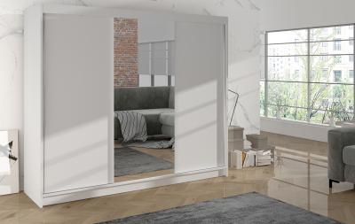 Zobrazit detail zboží: Skříň Debora I 200 - bílá (s posuvnými dveřmi)