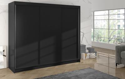 Zobrazit detail zboží: Skříň Debora II 200 - černá ()