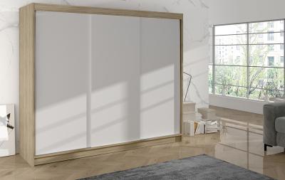 Zobrazit detail zboží: Skříň Debora II 200 - dub sonoma/bílá ()