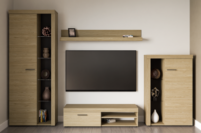 Zobrazit detail zboží: Obývací stěna Rizo dub olejovaný (Rizo)