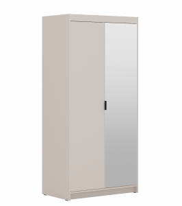 Zobrazit detail zboží: Skříň Enja 2D/1 zrcadlo písková béžová (2D)