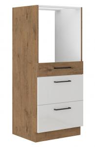 Zobrazit detail zboží: Kuchyňská skříňka Vega 60 DPS 145 3S dub lancelot/bílý lesk (dub lancelot/bílý lesk)