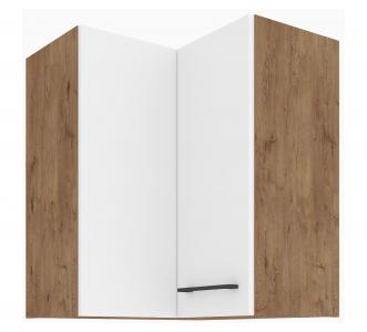 Zobrazit detail zboží: Kuchyňská skříňka Vega 60x60 GN 72 2F dub lancelot/bílý lesk (dub lancelot/bílý lesk)