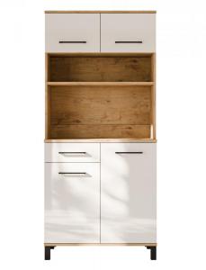 Zobrazit detail zboží: Kuchyňská skříňka Vega Bufet 80 dub lancelot/bílý lesk (dub lancelot/bílý lesk)