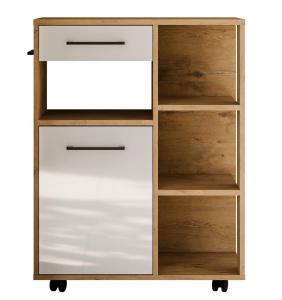 Zobrazit detail zboží: Kuchyňská skříňka Vega Bufet 70 dub lancelot/bílý lesk (dub lancelot/bílý lesk)