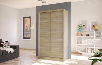 Zobrazit detail zboží: Skříň Diem IV 100 - dub sonoma (s posuvnými dveřmi)