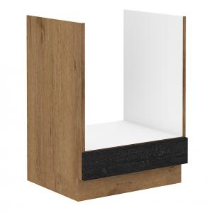 Zobrazit detail zboží: Kuchyňská skříňka Vega 60 D GAZ dub lancelot/dark wood (dub lancelot/dark wood )