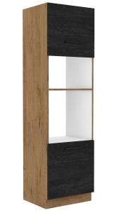 Zobrazit detail zboží: Kuchyňská skříňka Vega 60 DPM 210 2F dub lancelot/dark wood (dub lancelot/dark wood )