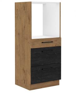 Zobrazit detail zboží: Kuchyňská skříňka Vega 60 DPS 145 3S dub lancelot/dark wood (dub lancelot/dark wood )