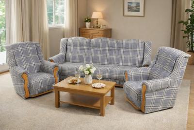 Zobrazit detail zboží: Sedací souprava Anna 3f+1+1 - Lobox 13/dř. olše ()