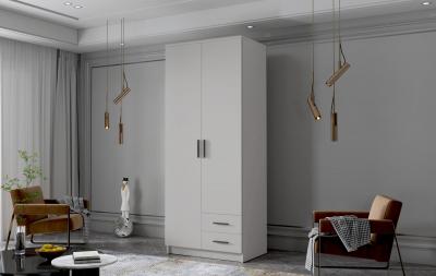 Zobrazit detail zboží: Skříň Arya I 80 - bílá/černé úchytky ()