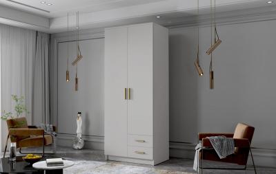 Zobrazit detail zboží: Skříň Arya I 80 - bílá/zlaté úchytky ()