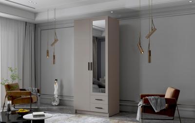 Zobrazit detail zboží: Skříň Arya II 80 - kašmír/černé úchytky ()